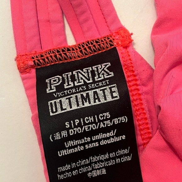 Pink Victory Secret LOT Leggings Bra Sports Bra Sz S/M assorted - Picture 9 of 11